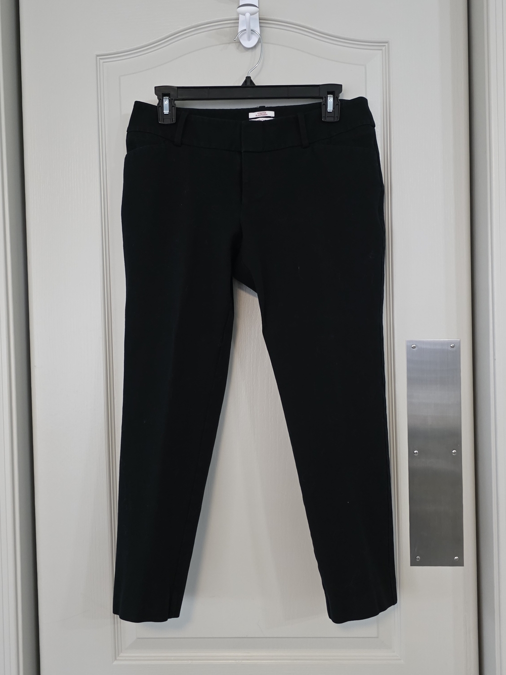 Men's Black Slim Dress Pants